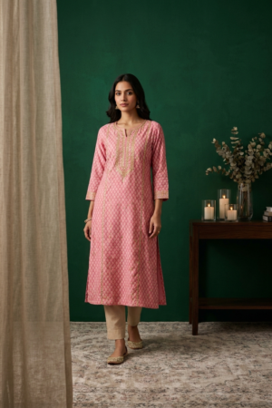 The Blush Peony Kurta