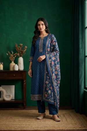 The Indigo Flora Suit