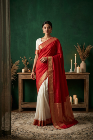The Vermilion Heritage Silk