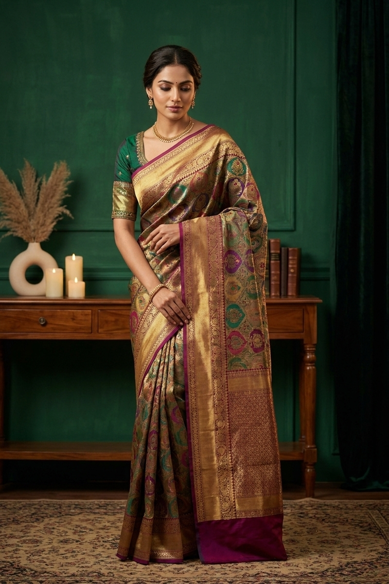 Royal Dharmavaram Saree