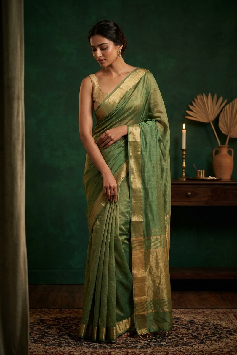 Elegant Chanderi Saree