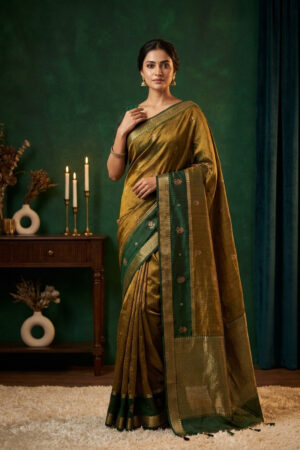 Designer Chanderi Saree