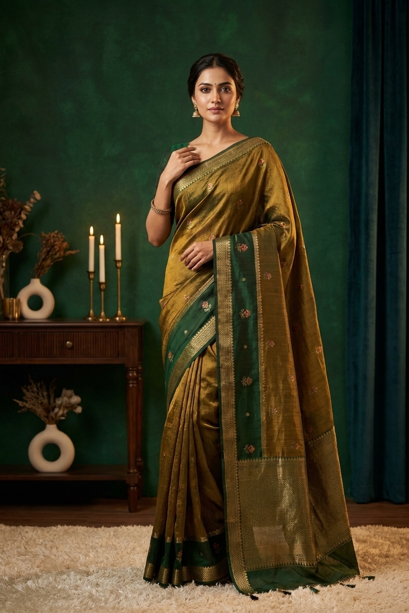 Designer Chanderi Saree