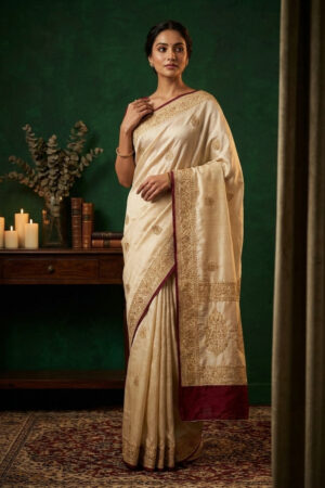 Royal Tussar Silk Saree