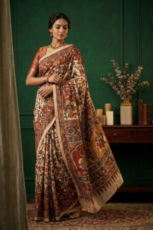 Royal Kalamkari Saree