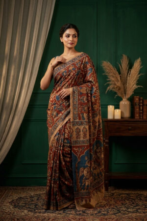 Elegant Kalamkari Saree