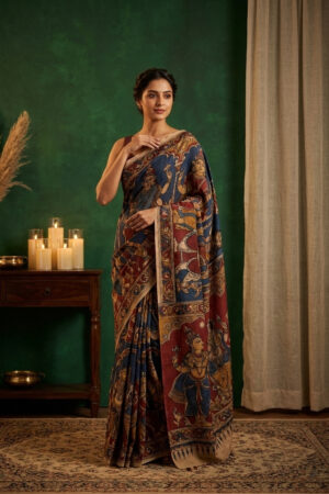 Designer Kalamkari Saree