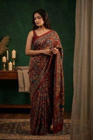 Premium Kalamkari Saree