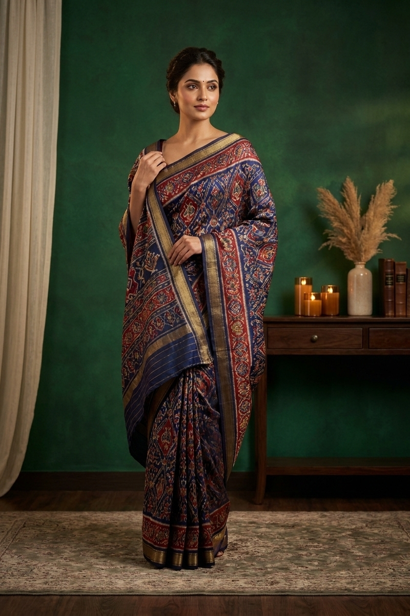 Royal Ikkat Saree