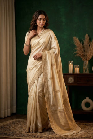 Premium Tussar Silk Saree