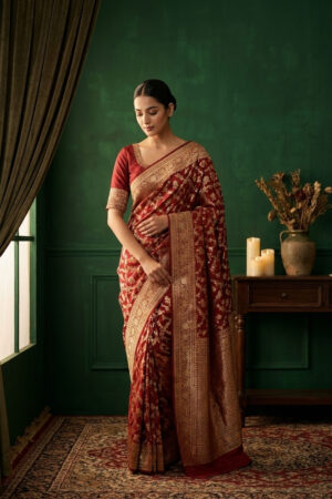 Elegant Brocade Saree