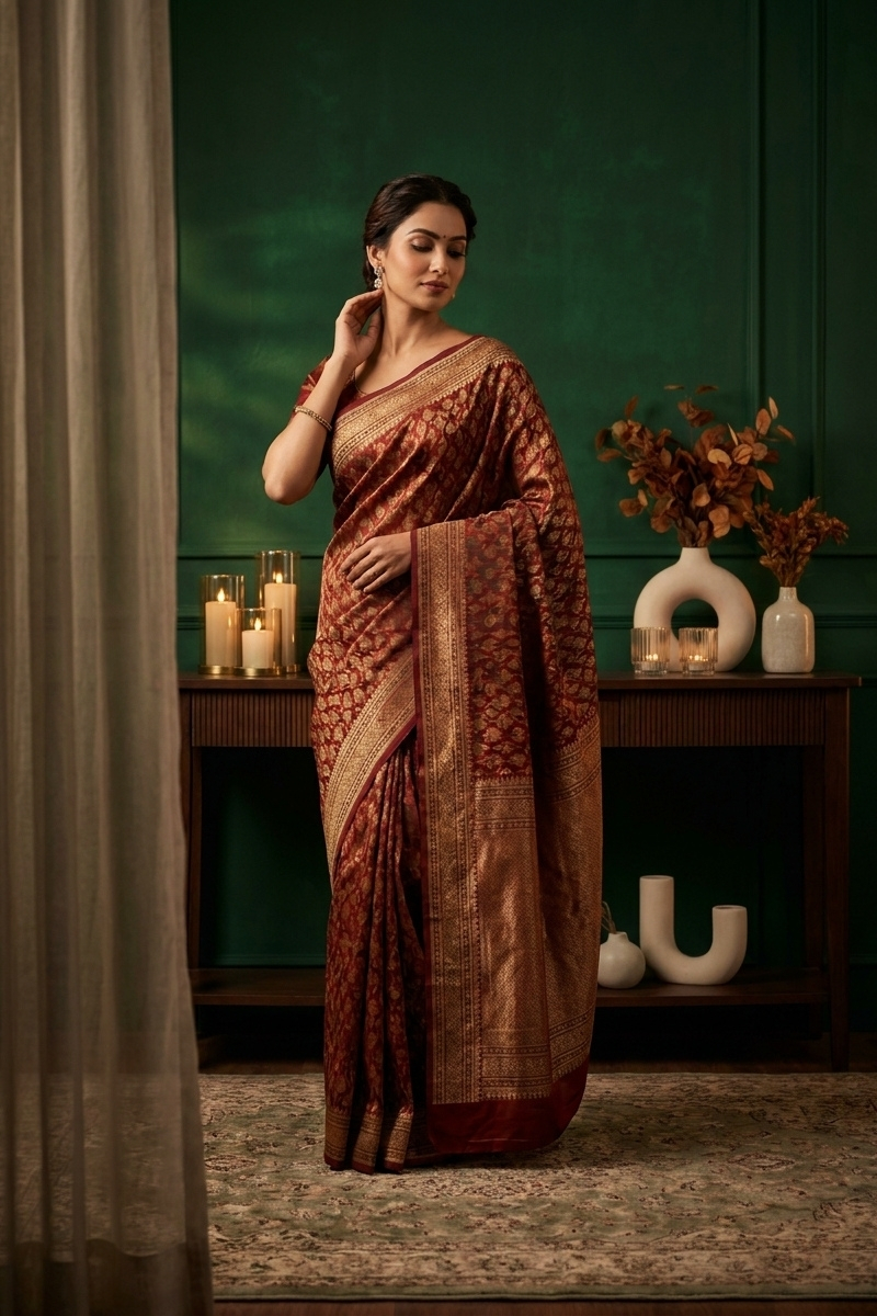 Premium Maheshwari Saree