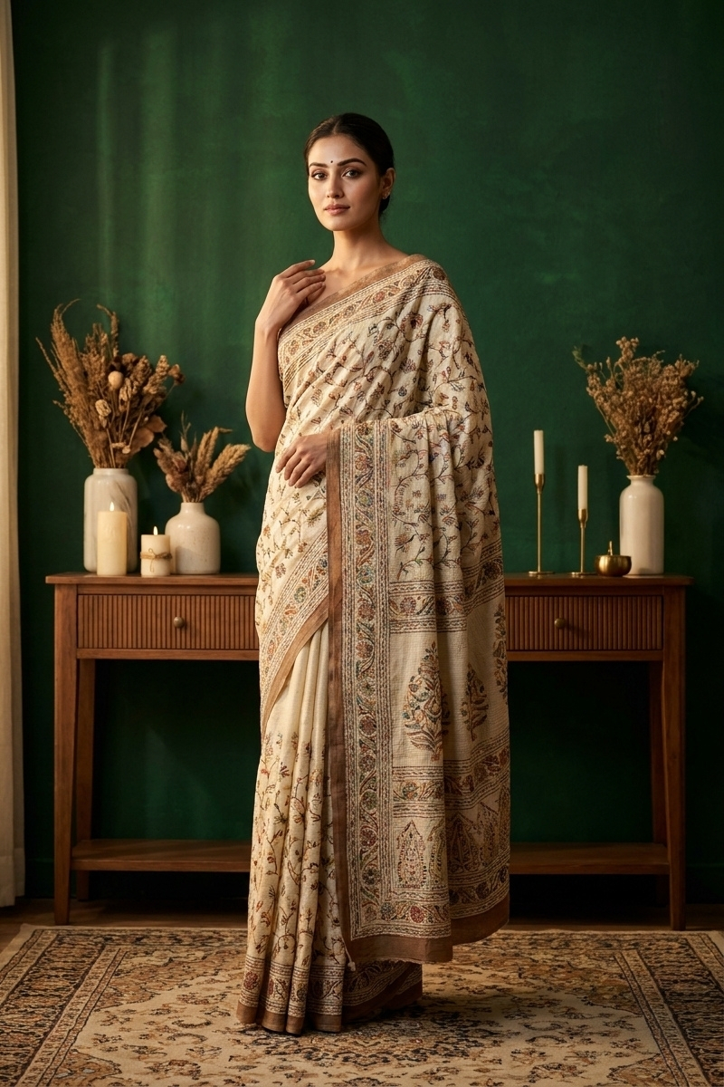 Designer Kantha Saree