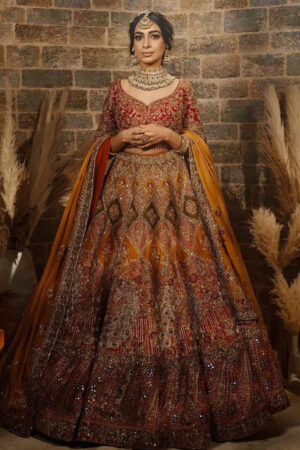 Royal Maroon Bridal Lehenga