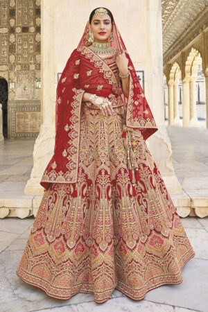 Classic Red Wedding Lehenga