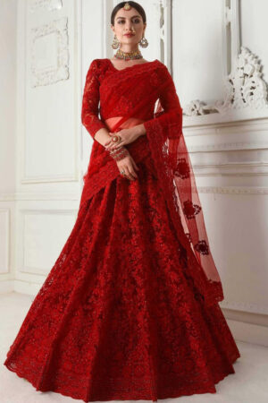 Classic Red Designer Gown