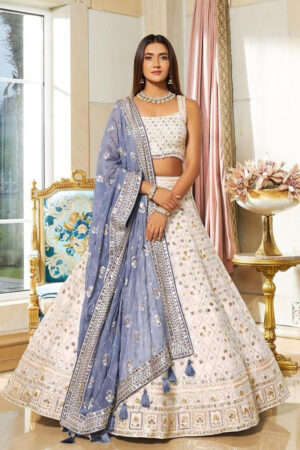 Pastel Lavender Ethnic Lehenga