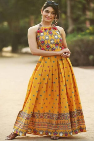 Traditional Yellow Haldi Lehenga