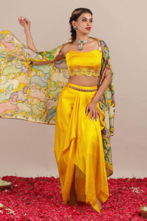 Classic Yellow Festive Lehenga