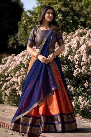 Royal Blue South Traditional Lehenga