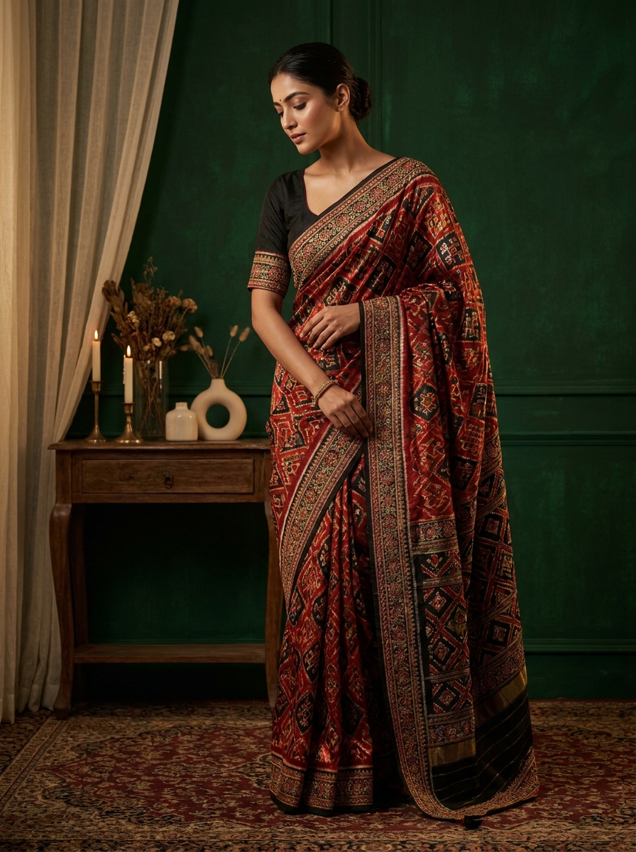 Woman_in_Pochampally_Saree_202605131808