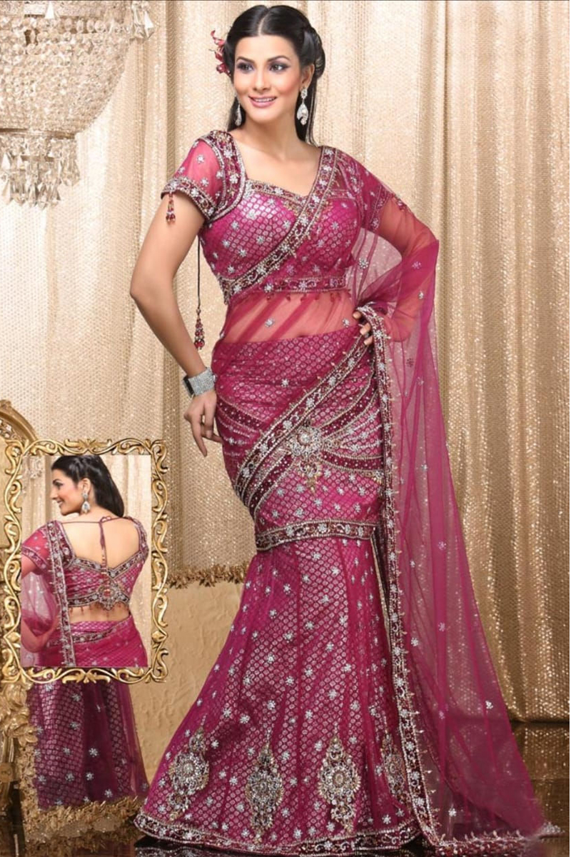 Lehenga saree 4