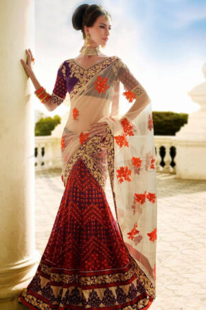 Lehenga saree 2